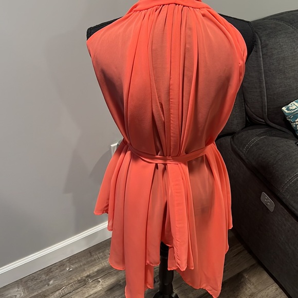 Sheer Blouse high-low size 2x - Picture 5 of 8